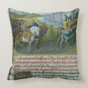 F.6465 f.22 Invoering van Louis VII in Constantino Kussen
