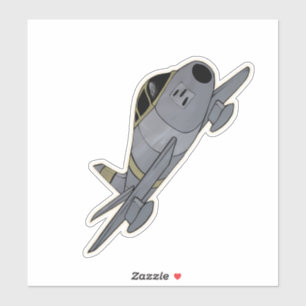 F-86 Sabre, Fighter Jet Vliegtuig Sticker