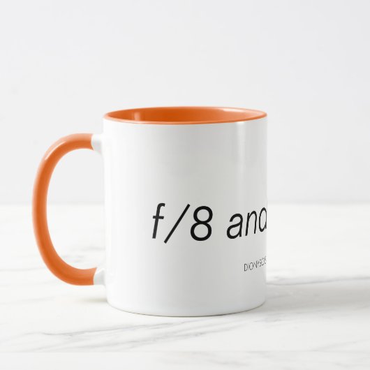 "f/8 et soyez là" Mug Combo (Gauche)