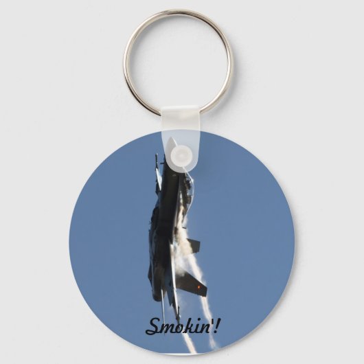 F/A-18 Vighter Jet Plane Air Show Stunt Sleutelhanger (Voorkant)
