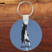 F/A-18 Vighter Jet Plane Air Show Stunt Sleutelhanger (Voorkant)