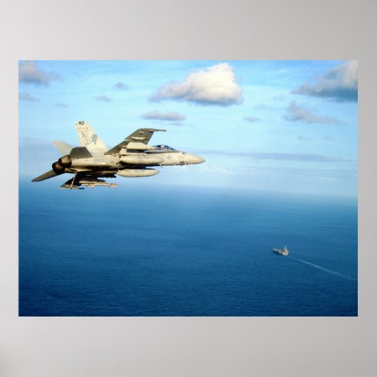F/A-18A Hornet Strike Fighter Squadron 87 Poster (Voorkant)