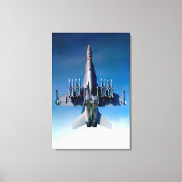 F/A-18C HORNET 24x36 Canvas Afdruk