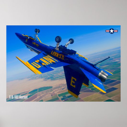 F/A-18C HORNET POSTER (Voorkant)
