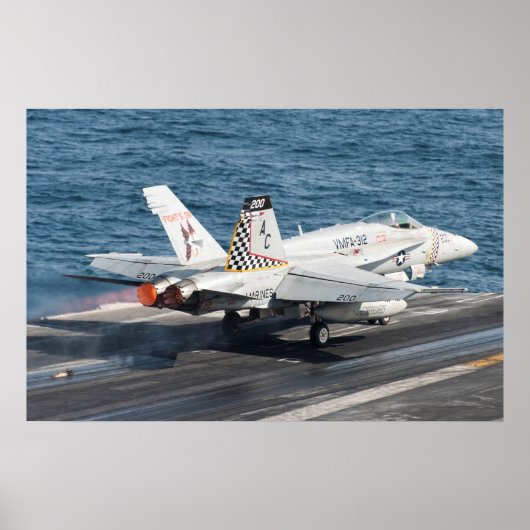 F/A-18C Hornet Poster (Voorkant)