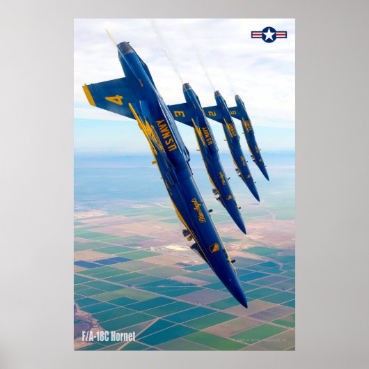 F/A-18C HORNET POSTER (Voorkant)