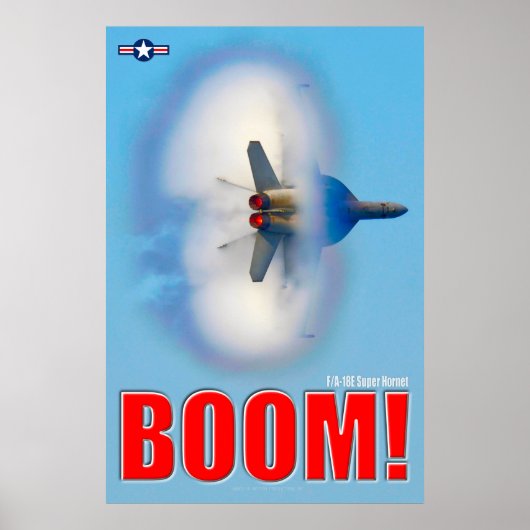 F/A-18E SUPER HORNET - BOOM! POSTER (Voorkant)