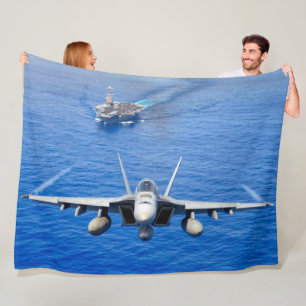 F/A-18E SUPER HORNET FLEECE DEKEN
