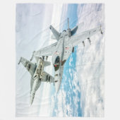 F/A-18E SUPER HORNET FLEECE DEKEN (Voorkant)