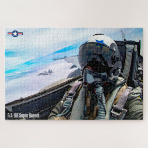 F/A-18E SUPER HORNET PILOT (20x30 INCH) Legpuzzel