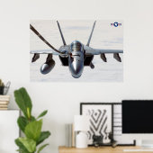 F/A-18E SUPER HORNET POSTER (Thuiskantoor)