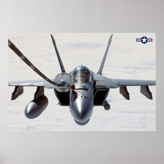 F/A-18E SUPER HORNET POSTER (Voorkant)