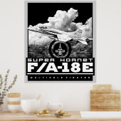 F/A-18E Super Hornet Poster (Keuken)