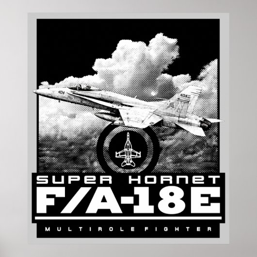 F/A-18E Super Hornet Poster (Voorkant)