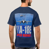 F/A-18E SUPER HORNET T-SHIRT (Achterkant)