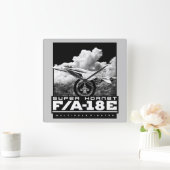 F/A-18E Super Hornet Vierkante Klok (Huis)