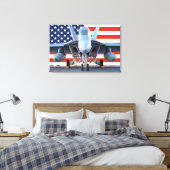 F/A-18F SUPER HORNET 24x36 Canvas Afdruk (Insitu (Slaapkamer))