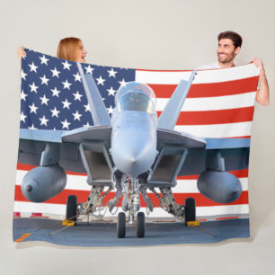 F/A-18F SUPER HORNET FLEECE DEKEN