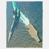 F/A-18F SUPER HORNET FLEECE DEKEN (Voorkant)