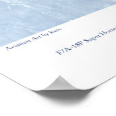"F/A-18F Super Hornet" Poster (Hoek)