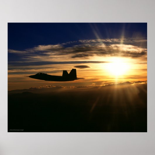 F/A-22 Raptor Poster (Voorkant)
