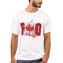 F.A.F.O Canadese vlag T-shirt