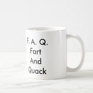 F. A. Q.Fart en Quack Koffiemok