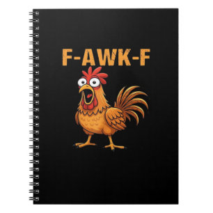 F-Awk-F Kip F-Caw-F Haan Grappige Humor Meme Notitieboek