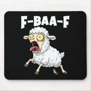 F-baa-f Meme – Grappige Schreeuw Meme Grafisch  Muismat