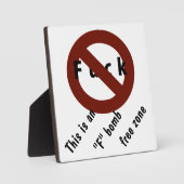 "F" Bomb Fotoplaat (Voorkant)