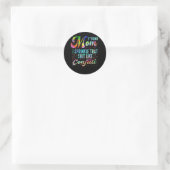 F Bomb mam ik sprinkel dat als Confetti Ronde Sticker (Tas)