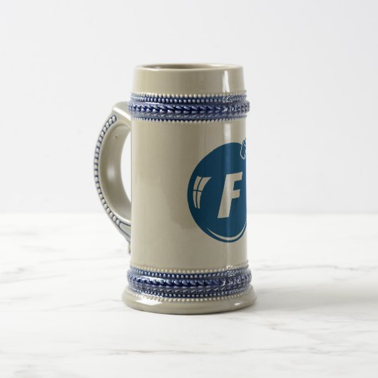 F Bomb Stein Bierpul (Voorkant links)