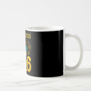 F-caw-f 2025 Gelukkig Nieuwjaar 2026 Grappige Kip Koffiemok