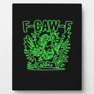 F-Caw-F Attitude Classic Cool Unique Fotoplaat