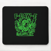 F-Caw-F Attitude Classic Cool Unique Muismat (Voorkant)