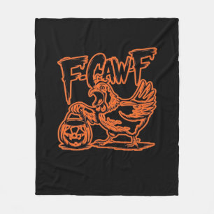 F-Caw-F Attitude Klassieke Vintage Stijl Fleece Deken