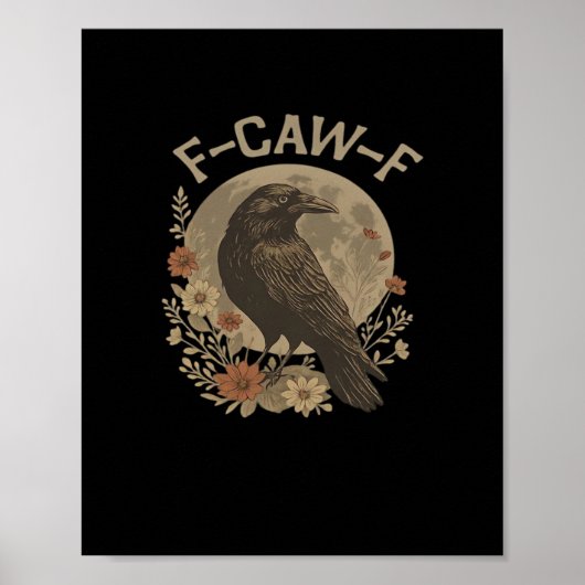 F-Caw-F Basic Design Poster (Voorkant)