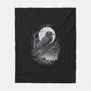 F-Caw-F Bird Creative Art Fleece Deken