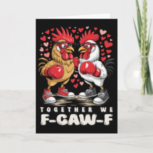 F-caw-f Boksen Hanen Harten Edgy Valentijn Straatm Kaart