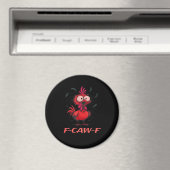 F-Caw-F-Chicken Boxy Cool Casual Magneet (Insitu (Vaatwasser))