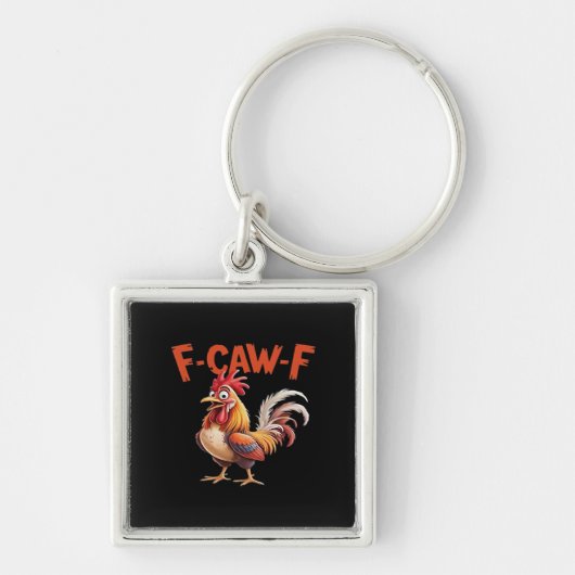 F-Caw-F Chicken Classic Creative Style Sleutelhanger (Voorkant)