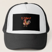 F-Caw-F Chicken Classic Creative Style Trucker Pet (Voorkant)