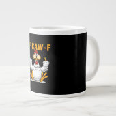F-Caw-F Chicken Classic Funny Trendy Extra Grote Beker (Voorkant rechts)