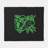 F-Caw-F Chicken Classic Minimal Clean Fleece Deken (Voorkant (Horizontaal))