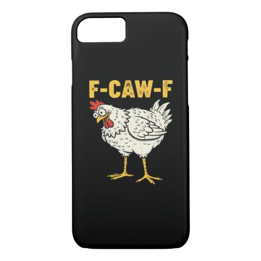 F-Caw-F Chicken Classic Retro Cool Case-Mate iPhone Case (Achterkant)