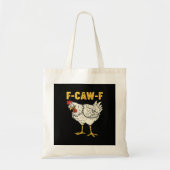 F-Caw-F Chicken Classic Retro Cool Tote Bag (Voorkant)