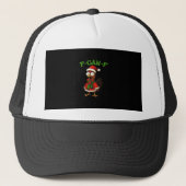 F-Caw-F Chicken Classic Retro Graphic Trucker Pet (Voorkant)