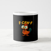 F-Caw-F Chicken Essential Creative Casual Extra Grote Beker (Voorkant)