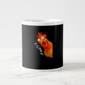 F-Caw-F Chicken Essential Minimal Clean Extra Grote Beker (Voorkant)