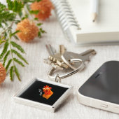 F-Caw-F Chicken Essential Minimal Clean Sleutelhanger (Zijkant)